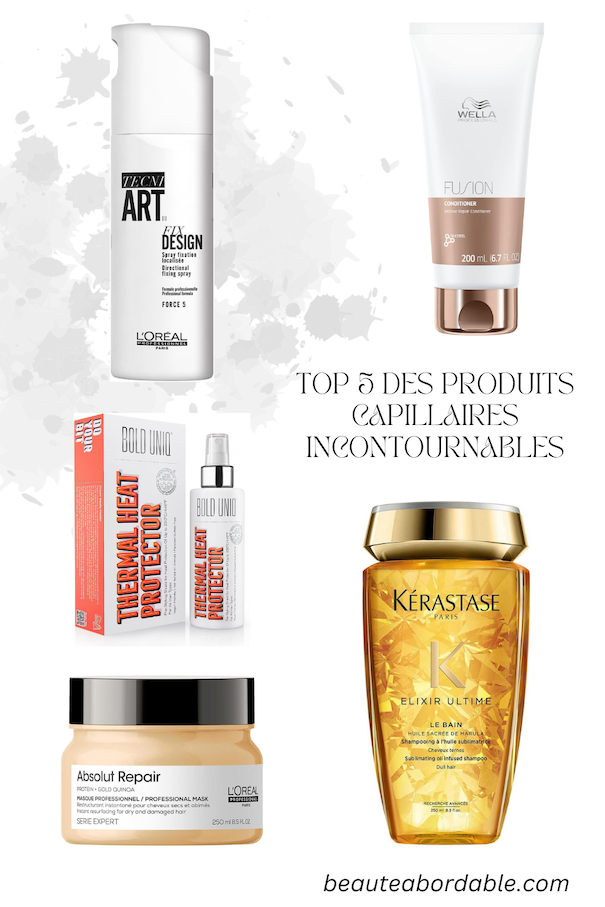 Top 5 des produits capillaires
